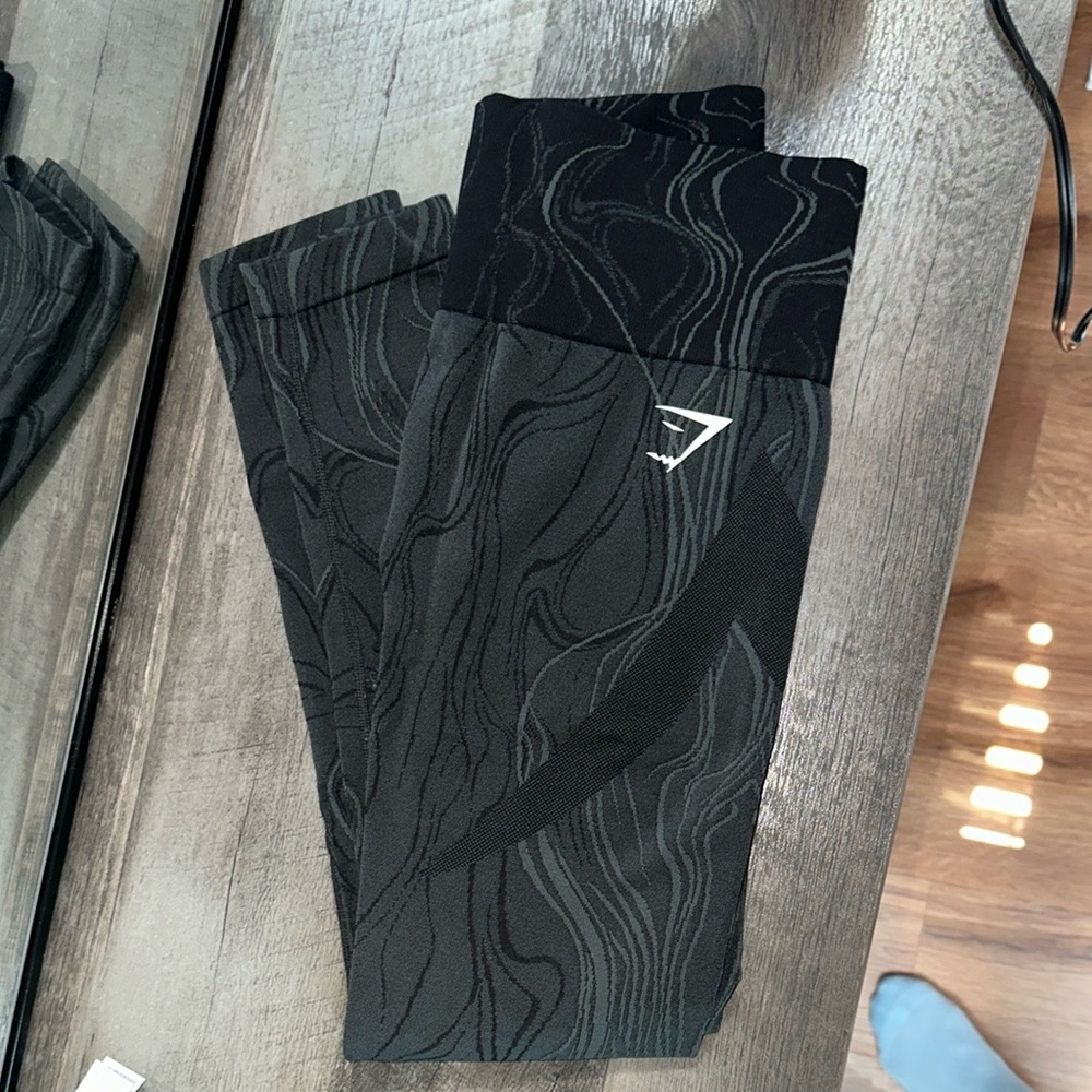 Gymshark Black and Gray Leggings